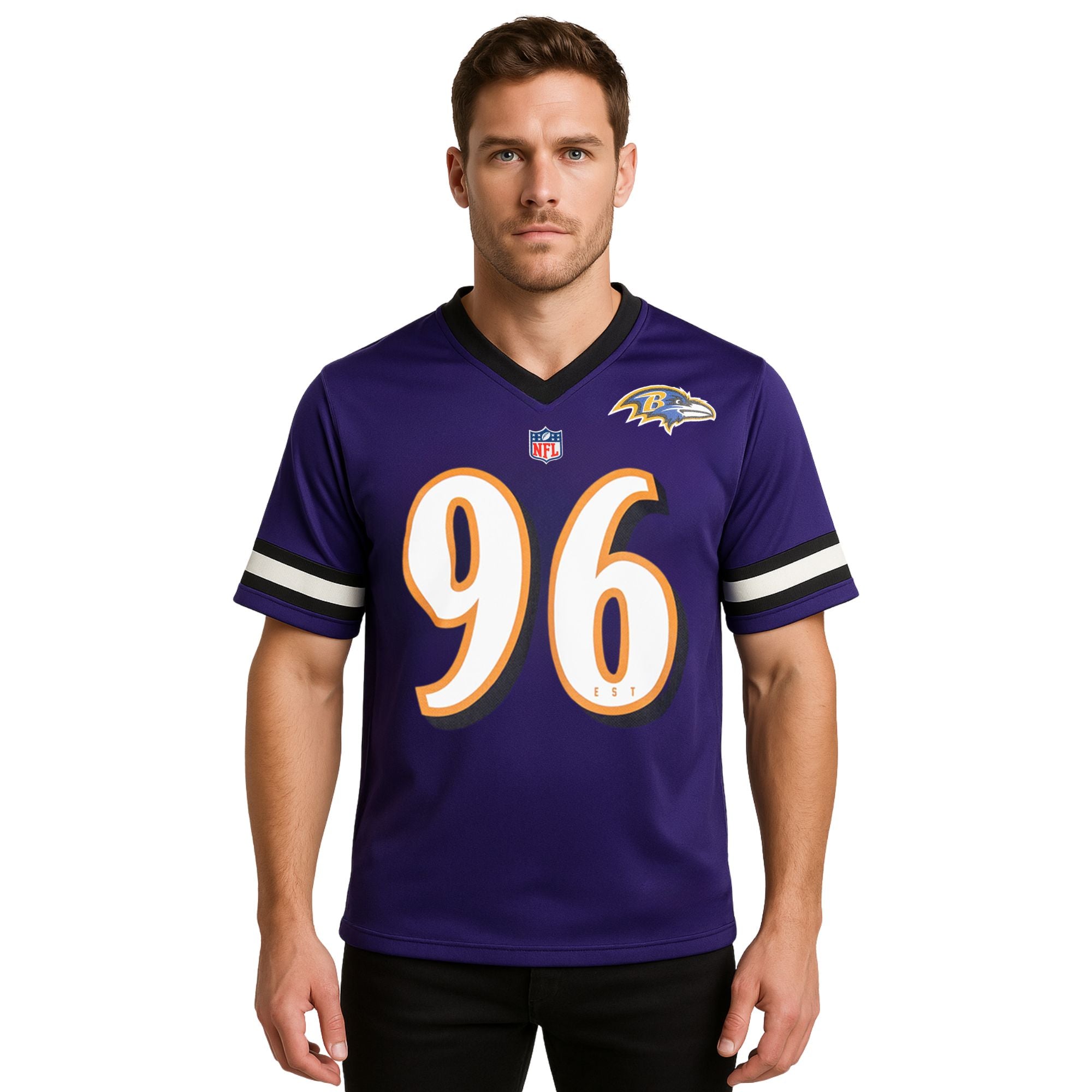 NFL Playera Oficial Baltimore Ravens Morado para Hombre