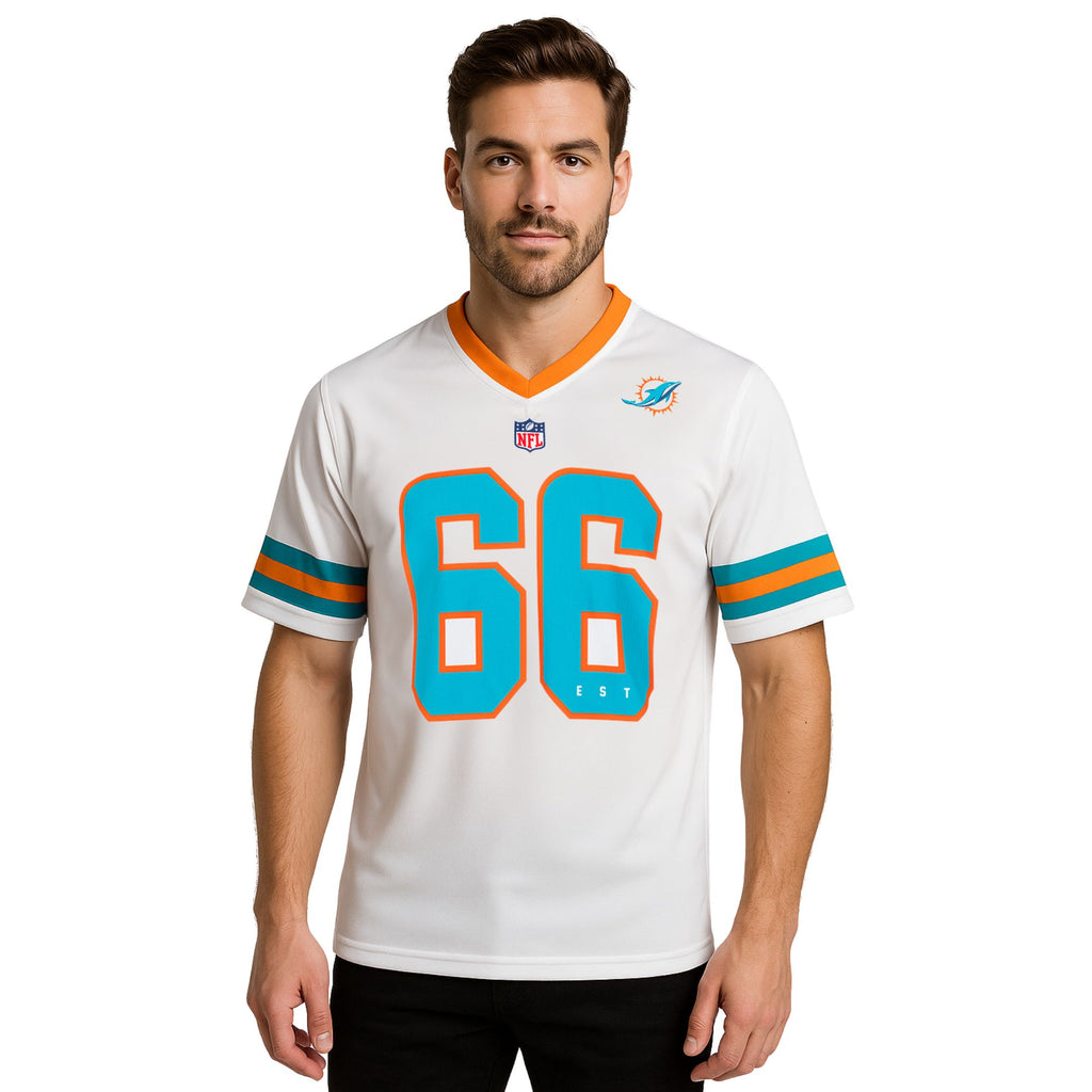 NFL Playera Oficial Miami Dolphins Blanco para Hombre