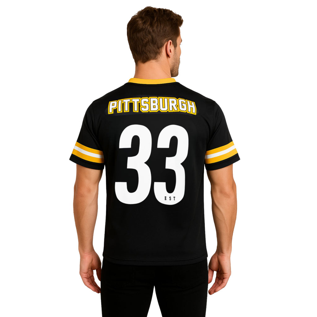NFL Playera Oficial Pittsburgh Steelers Negro de Hombre