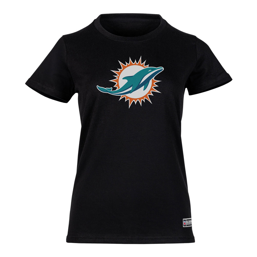 NFL Playera Aficionado Básica Miami Dolphins para Mujer