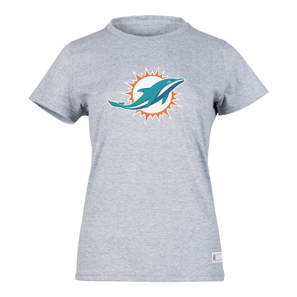 NFL Playera Aficionado Básica Miami Dolphins para Mujer