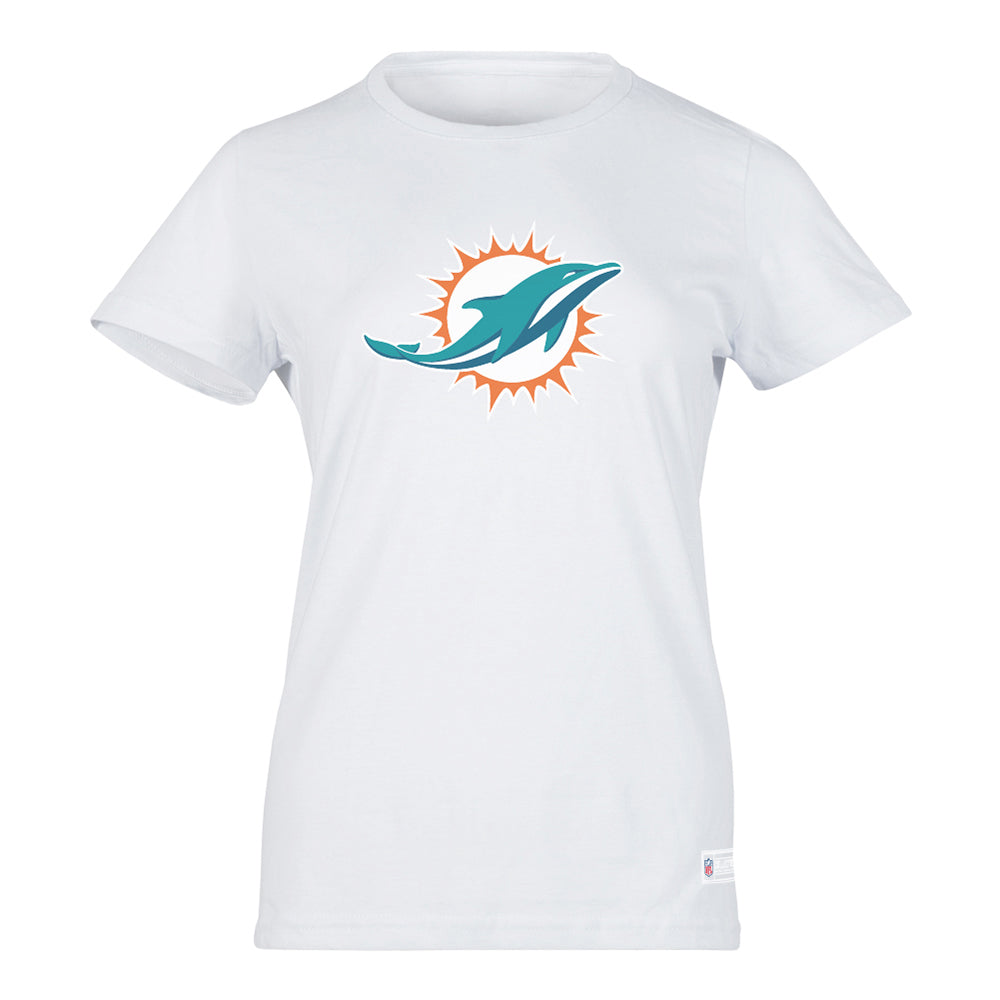 NFL Playera Aficionado Básica Miami Dolphins para Mujer
