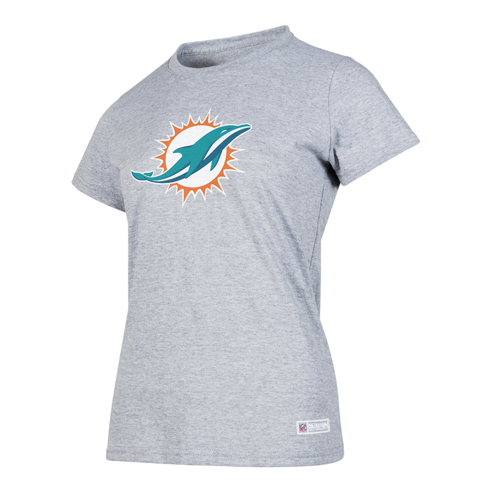 NFL Playera Aficionado Básica Miami Dolphins para Mujer