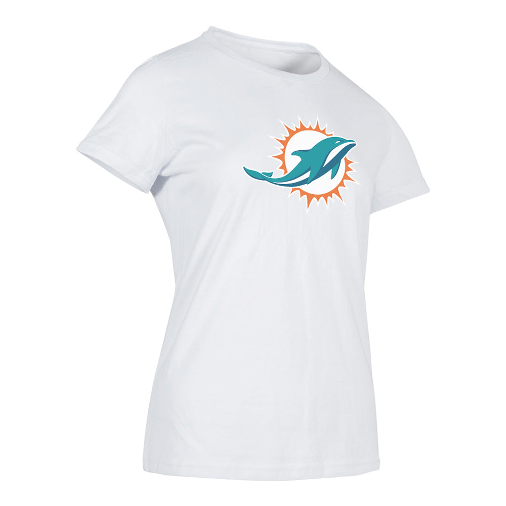 NFL Playera Aficionado Básica Miami Dolphins para Mujer