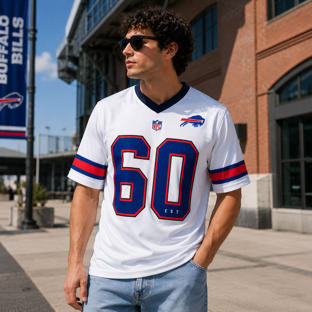 NFL Playera Oficial Buffalo Bills Blanco para Hombre