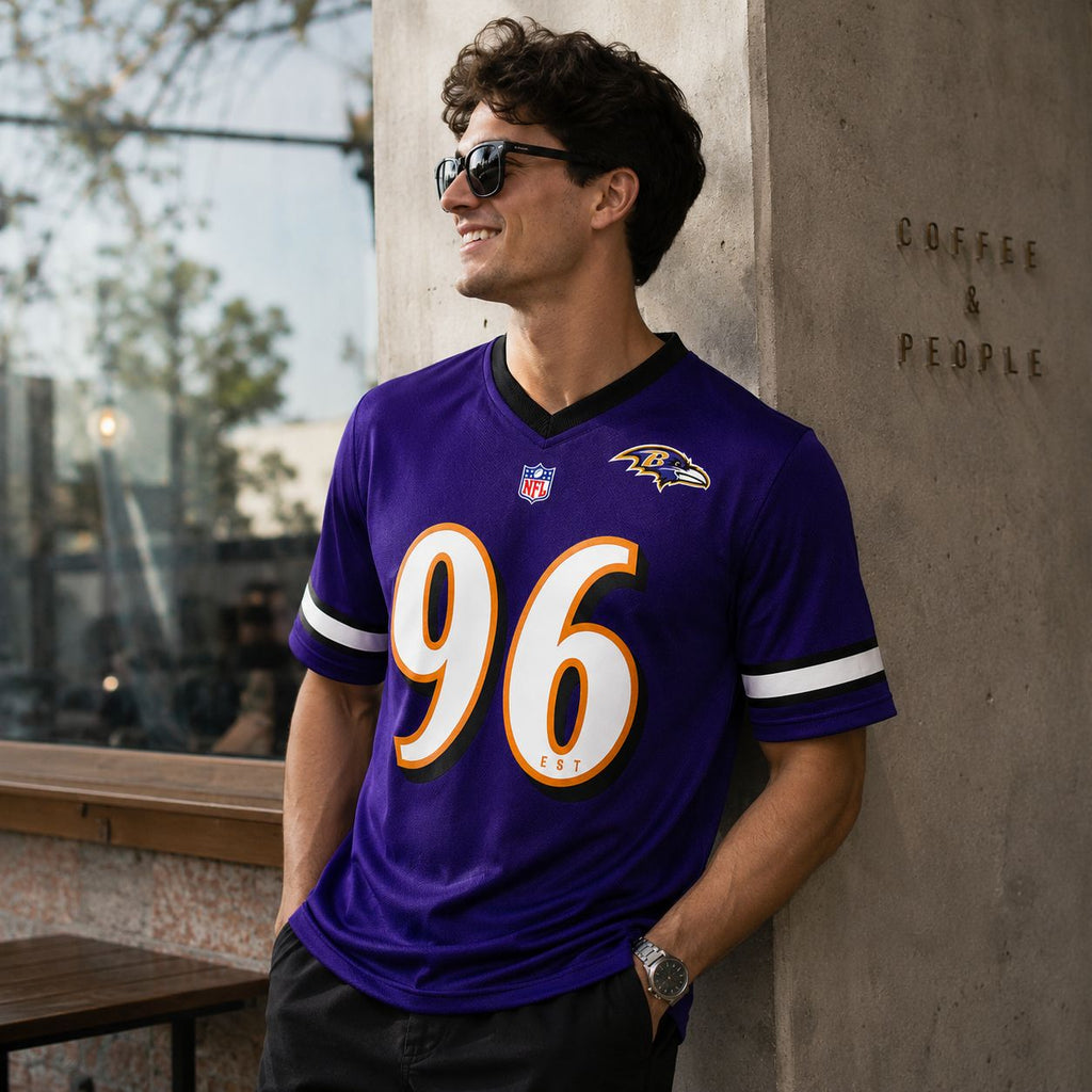 NFL Playera Oficial Baltimore Ravens Morado para Hombre