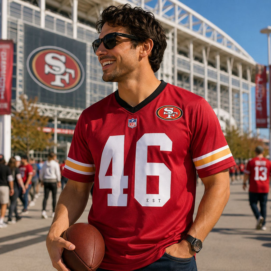 NFL Playera Oficial San Francisco 49ers Rojo de Hombre