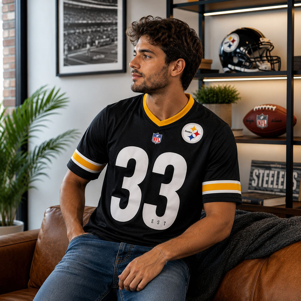 NFL Playera Oficial Pittsburgh Steelers Negro de Hombre