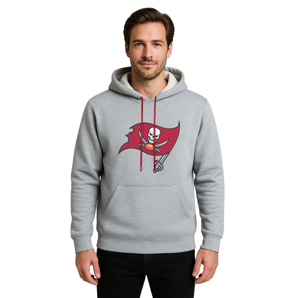 NFL Sudadera Hoodie Tampa Bay Buccaneers Gris para Hombre