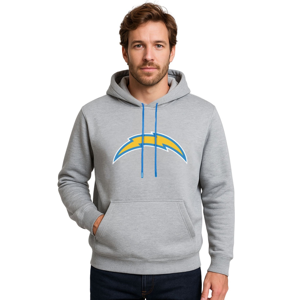 NFL Sudadera Hoodie Los Angeles Chargers Gris para Hombre