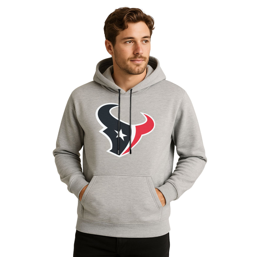 NFL Sudadera Hoodie Houston Texans Gris para Hombre