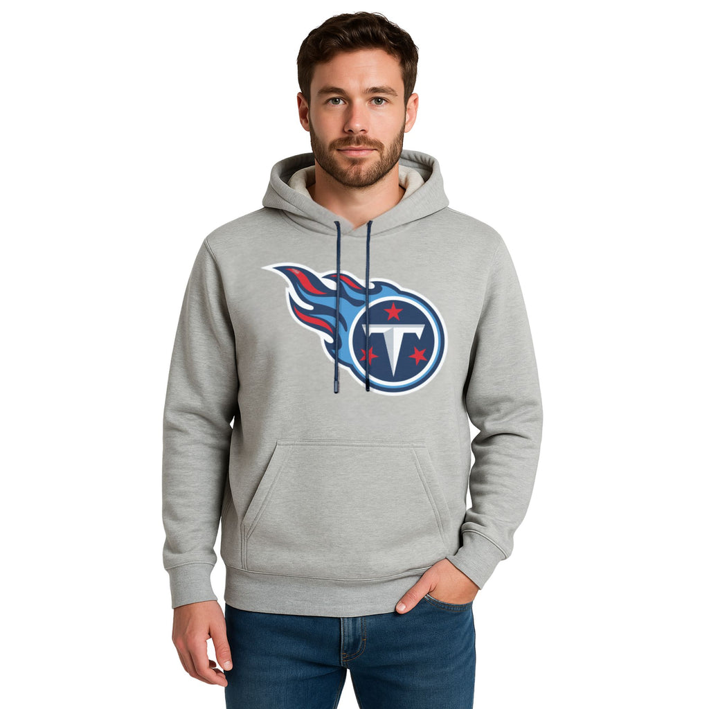 NFL Sudadera Hoodie Tennessee Titans Gris para Hombre