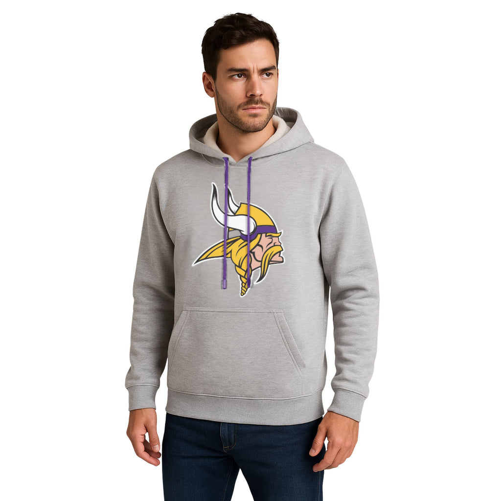 NFL Sudadera Hoodie Minnesota Vikings Gris para Hombre