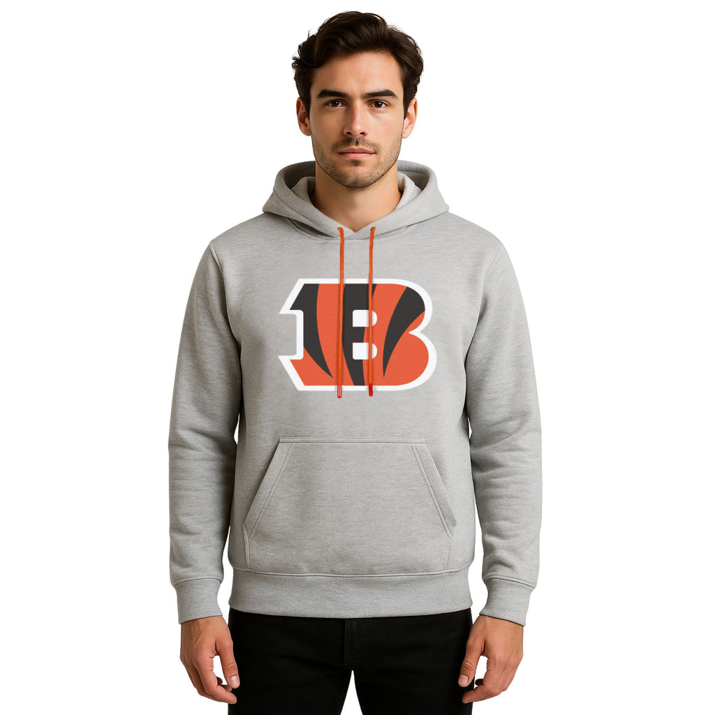 NFL Sudadera Hoodie Cincinnati Bengals Gris para Hombre
