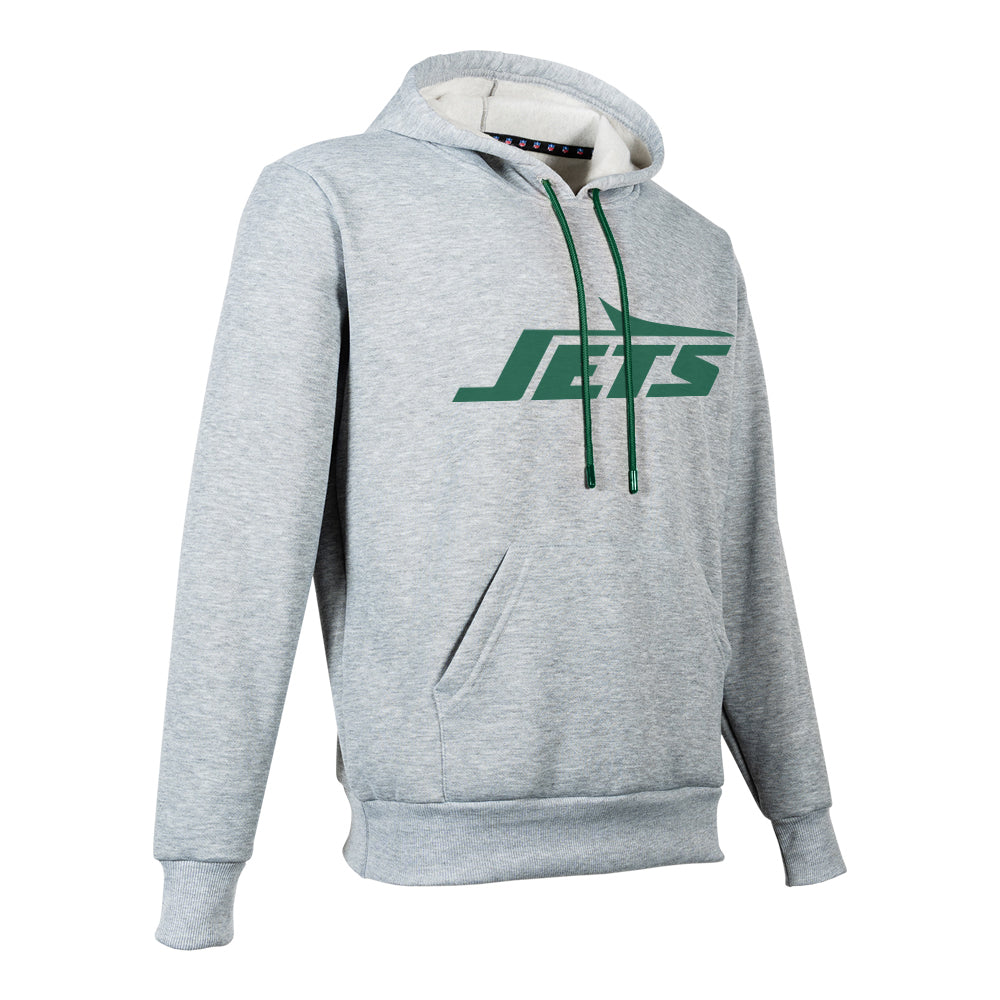 NFL Sudadera Hoodie New York Jets Gris para Hombre