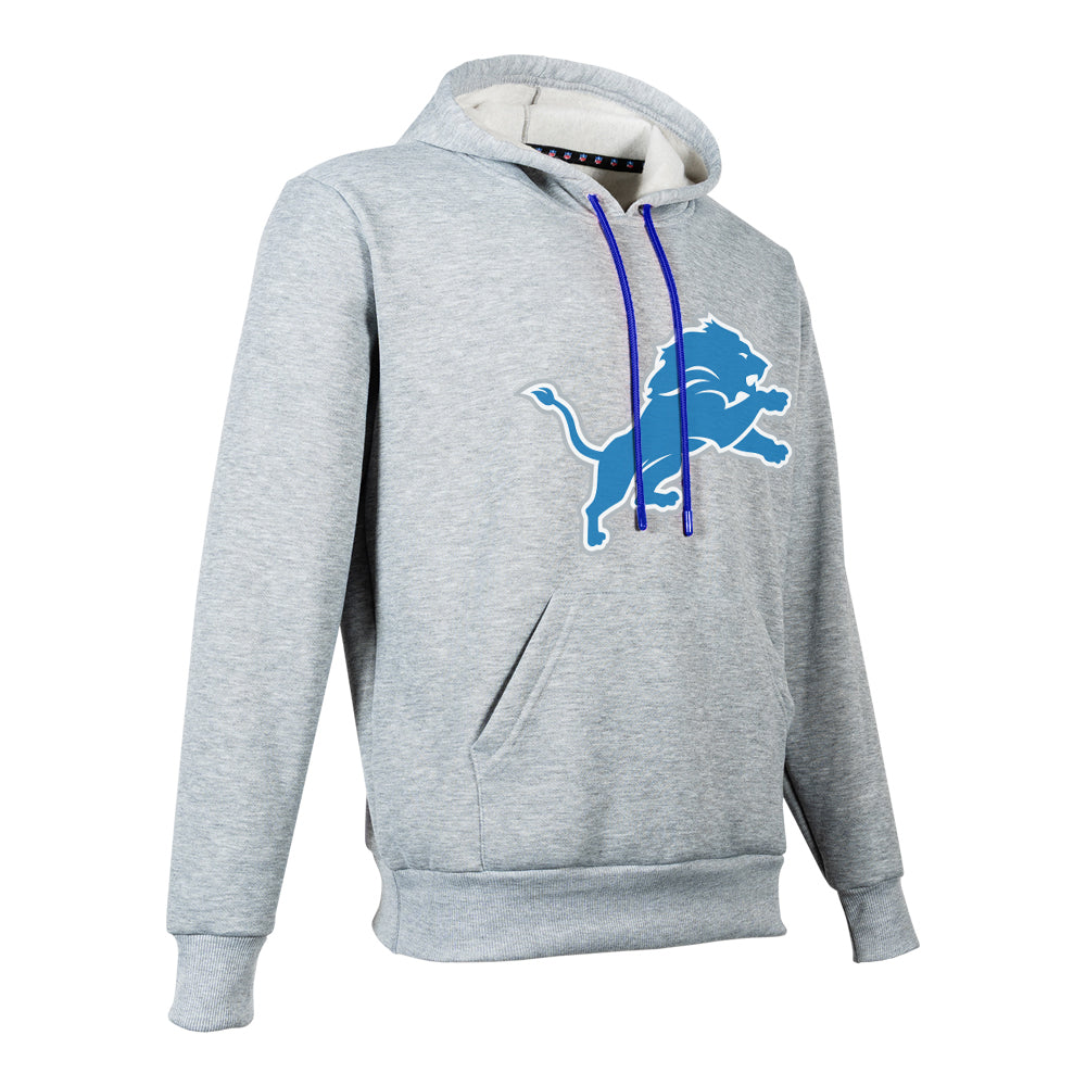 NFL Sudadera Hoodie Detroit Lions Gris para Hombre