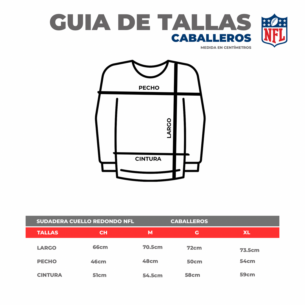 NFL Sudadera Cuello Redondo Kansas City Chiefs para Hombre