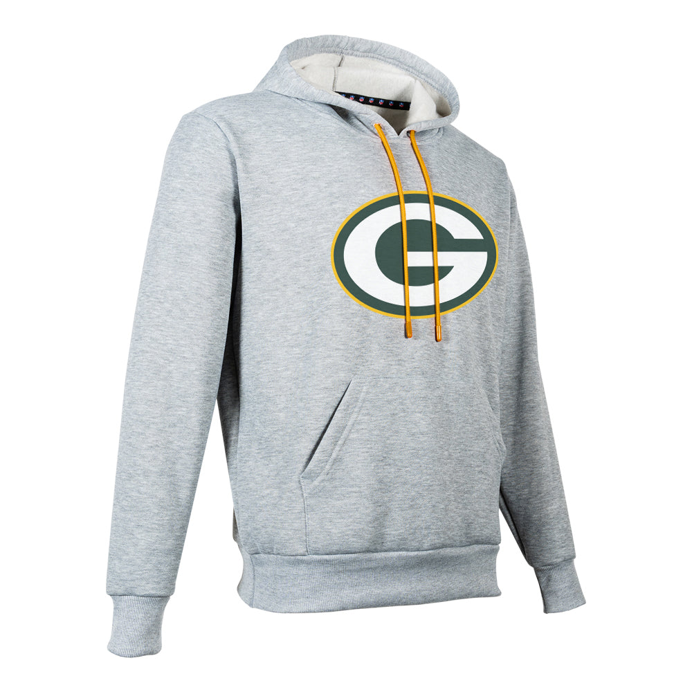 NFL Sudadera Hoodie Green Bay Packers Gris para Hombre