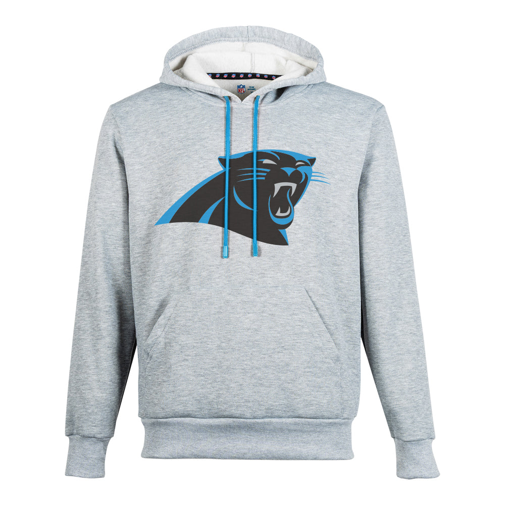 NFL Sudadera Hoodie Carolina Panthers Gris para Hombre