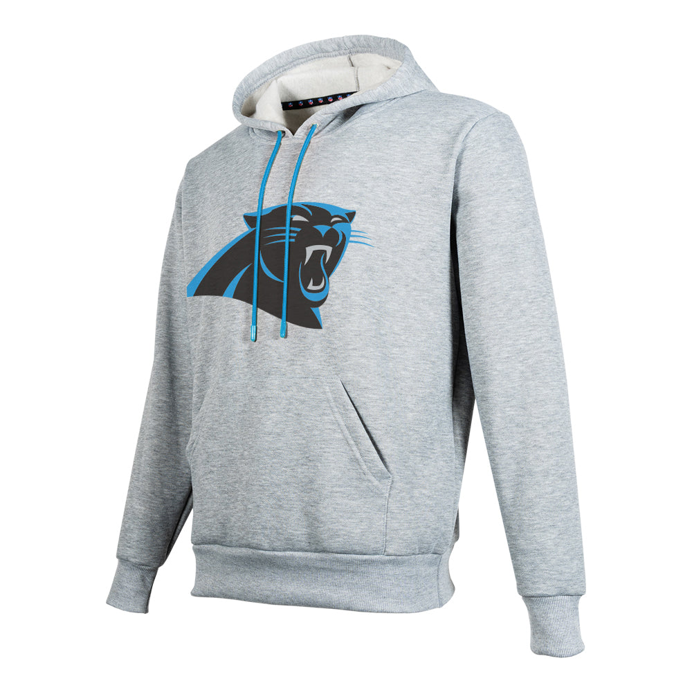 NFL Sudadera Hoodie Carolina Panthers Gris para Hombre