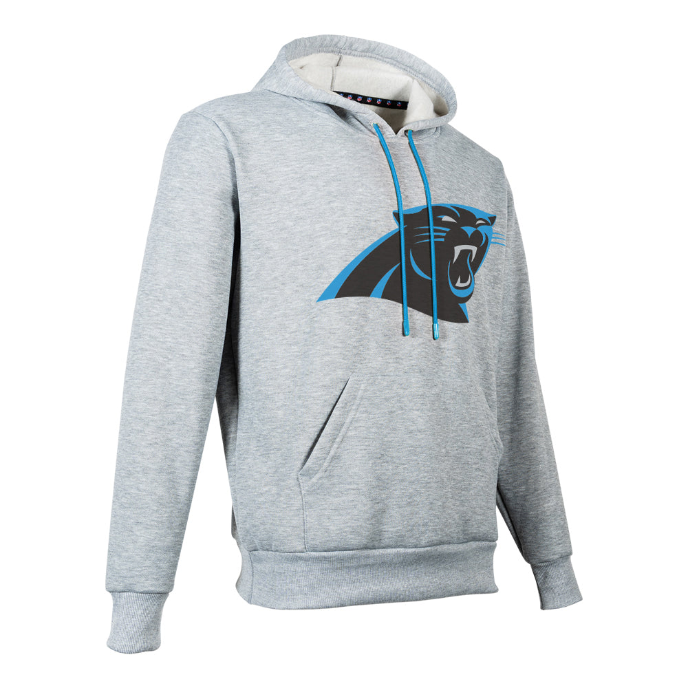 NFL Sudadera Hoodie Carolina Panthers Gris para Hombre