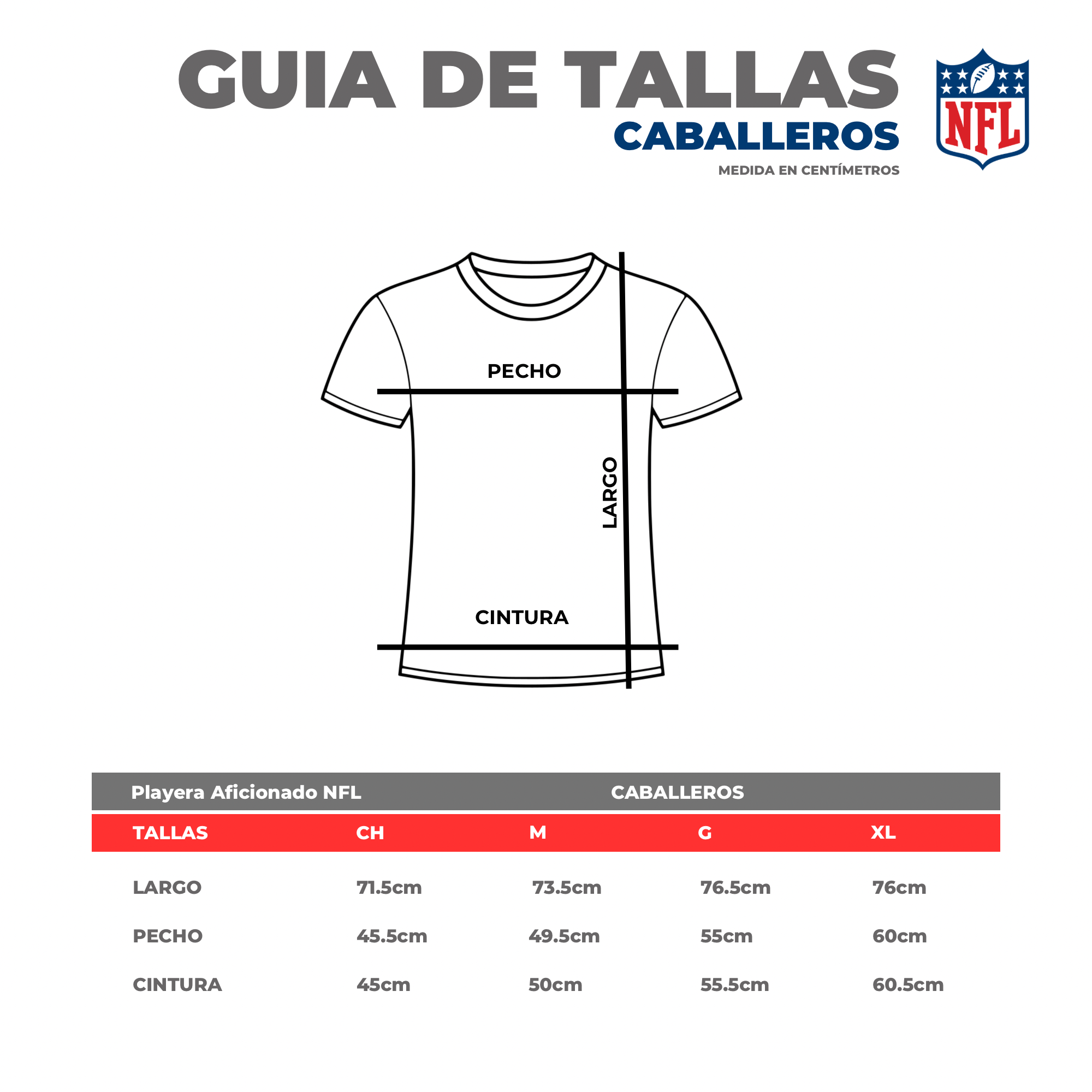 NFL Playera Aficionado Dallas Cowboys Azul Marino para Hombre