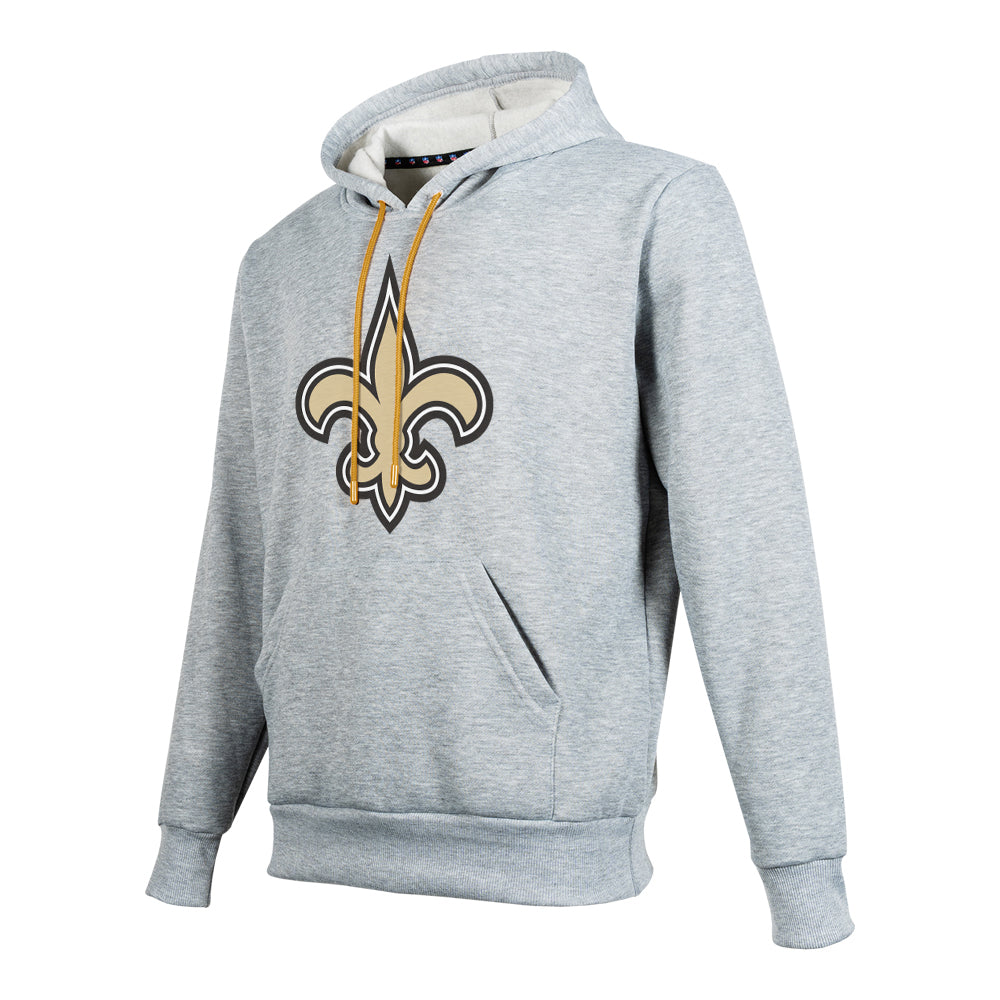 NFL Sudadera Hoodie New Orleans Saints Gris para Hombre