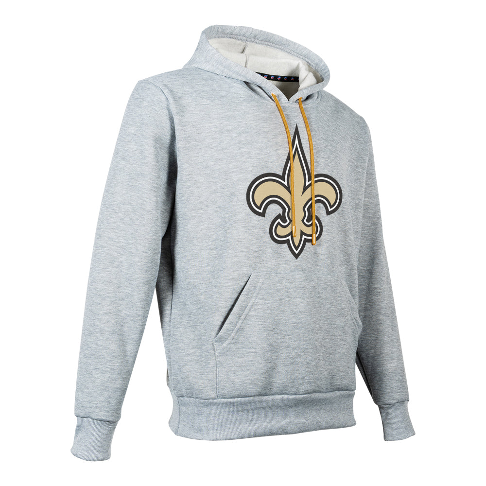NFL Sudadera Hoodie New Orleans Saints Gris para Hombre