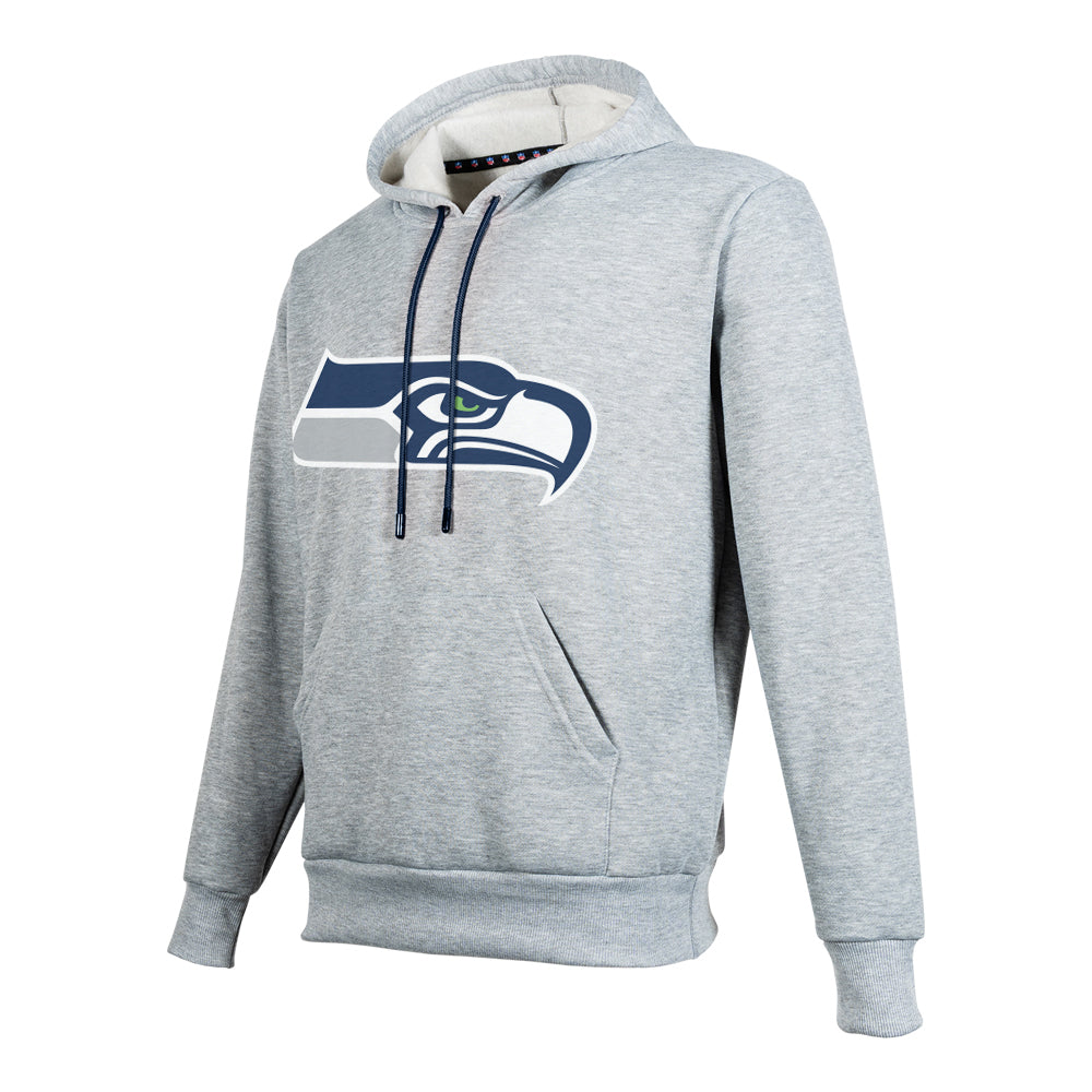 NFL Sudadera Hoodie Seattle Seahwaks Gris para Hombre