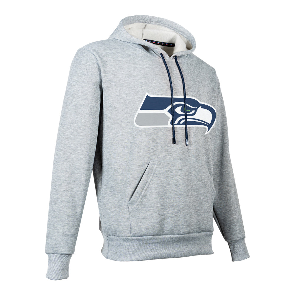NFL Sudadera Hoodie Seattle Seahwaks Gris para Hombre
