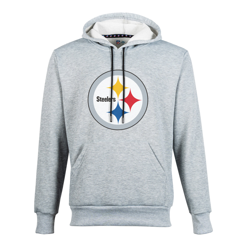NFL Sudadera Hoodie Pittsburgh Steelers Gris para Hombre